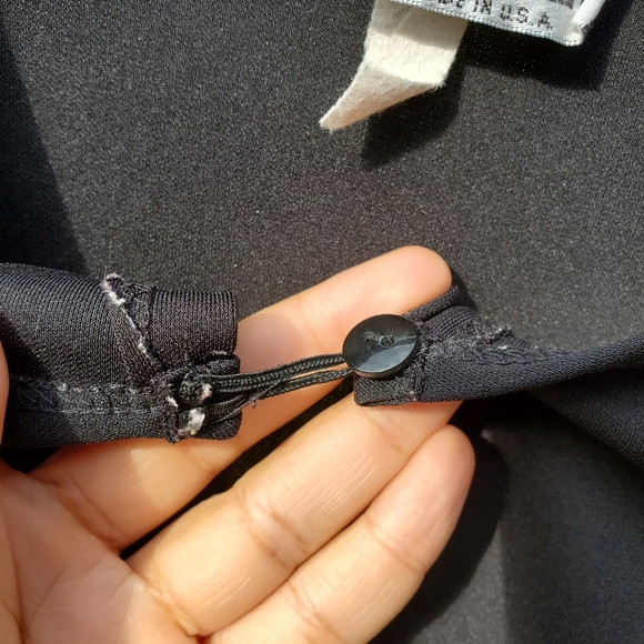 Ms. Cosmo Women's Button Closure Large Black Cardigan - Picture 7 of 7